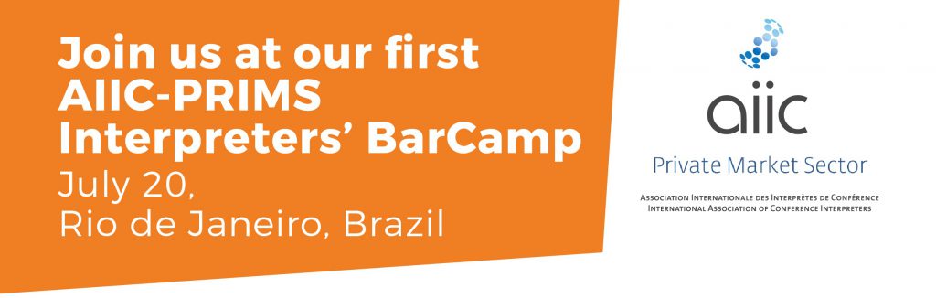 Dolmetscher BarCamp